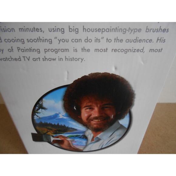 Bob Ross Figure The Joy Of Painting Bobblehead Hand Painted Head Knockers - Picture 4 of 16